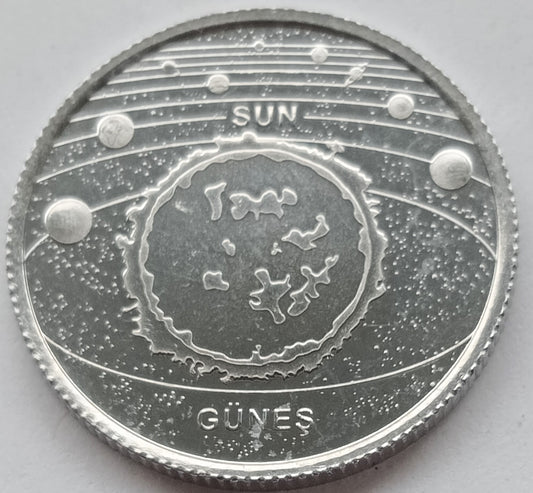 Turcja 1 Kurusz 2022 Słońce