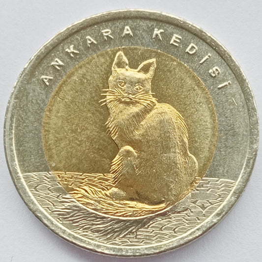 Turcja 1 Lira  2015 Angora turecka