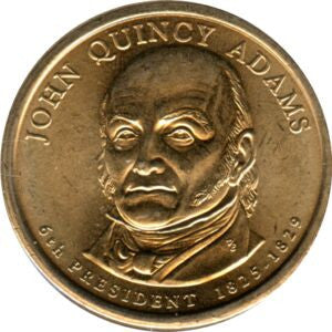 USA 1 Dolar 2008 6  Prezydent USA - John Quincy Adams (1825-1829)