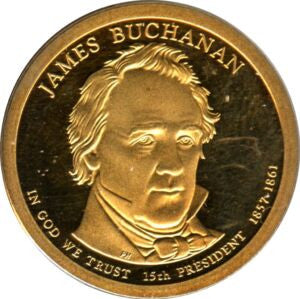 USA 1 Dolar 2010 15  Prezydent USA - James Buchanan (1857-1861) )