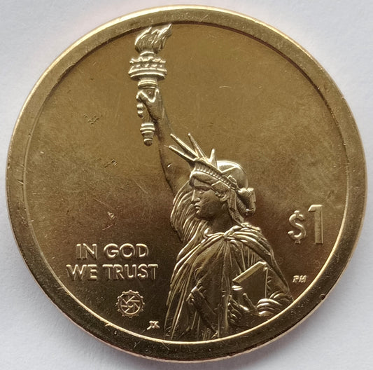 USA 1 Dolar 2020 Zmienna skala Gerbera