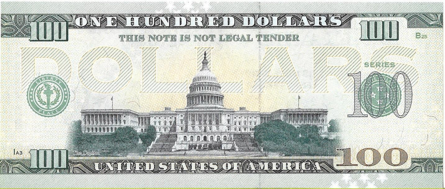 USA 100 Dolarów 2022 Indiana Commemorative Dollar