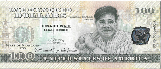 USA 100 Dolarów 2022 Maryland Commemorative Dollar