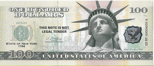 USA 100 Dolarów 2022 New York Commemorative Dollar