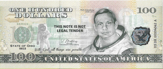 USA 100 Dolarów 2022 Ohio Commemorative Dollar