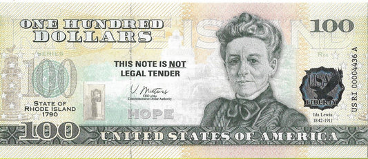 USA 100 Dolarów 2022 Rhode Island Commemorative Dollar