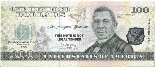 USA 100 Dolarów 2022 Virginia Commemorative Dollar