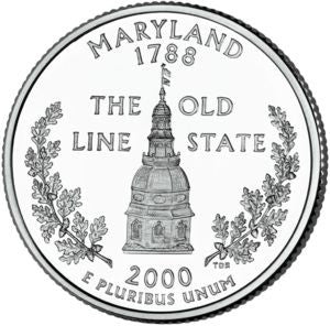 USA 25 centów / ćwiartka 2000  Maryland