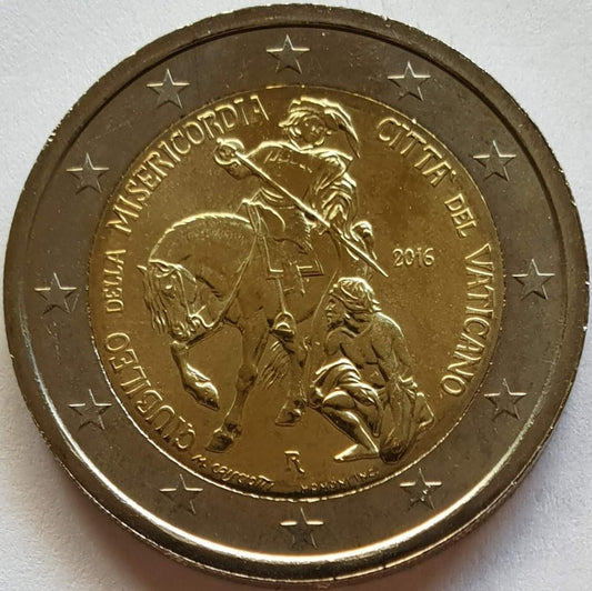 Watykan 2 euro 2016 Jubileusz Miłosierdzia