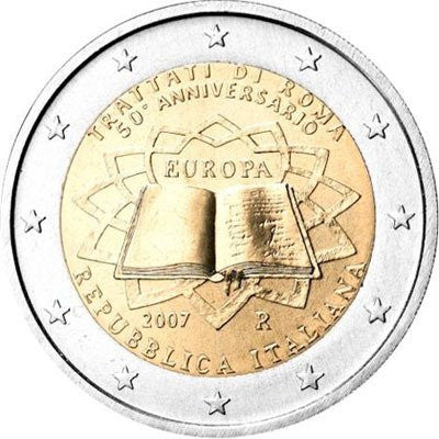 Włochy 2 euro 2007 50-lecie Traktatu Rzymskiego (Włochy)
