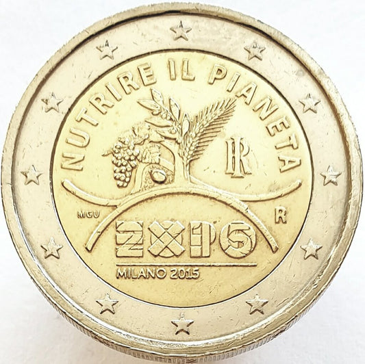 Włochy 2 euro 2015 - Światowa Wystawa EXPO 2015 Mediolan