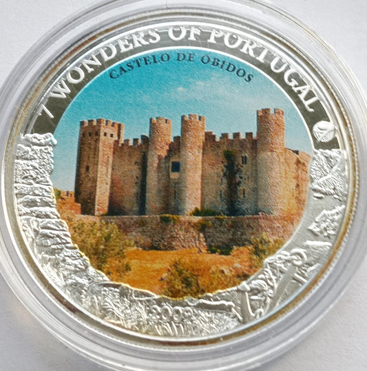 Wyspy Cooka 1 Dolar 2009 Zamek Óbidos