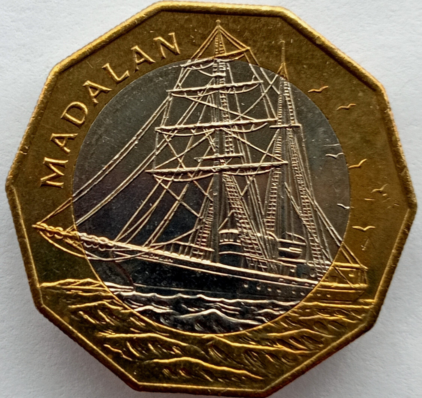 Wyspy Zielonego Przylądka 100 Eskudo 1994 Statki - Madalan /jasny pierścień/