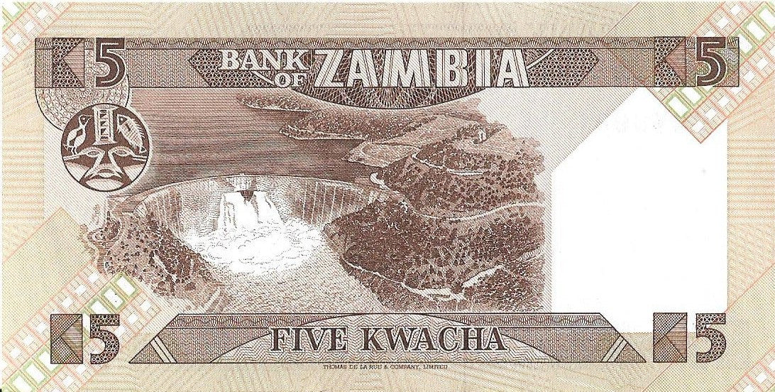 Zambia 5 Kwacha 1986 - UNC
